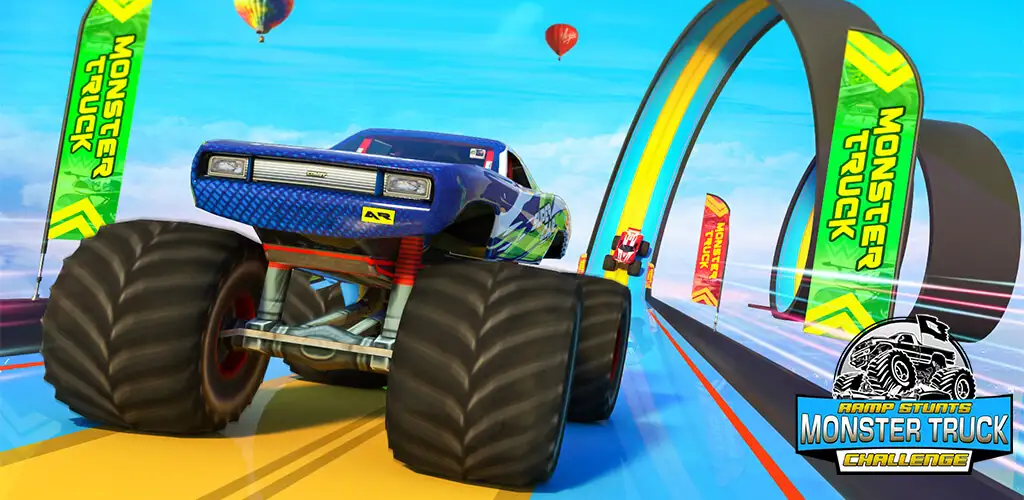 Monster Truck Race Car Game