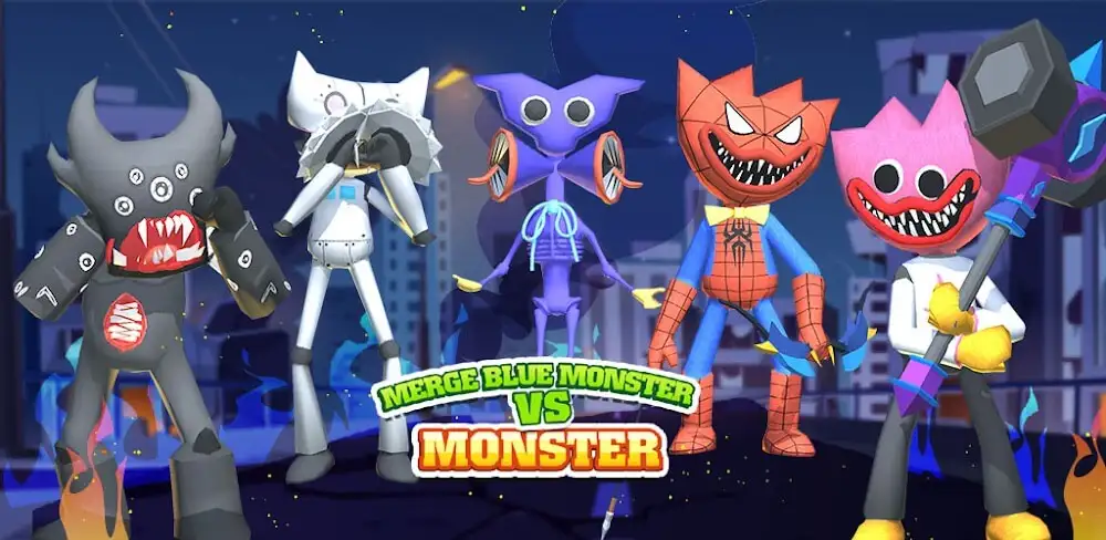 Merge Blue Monster vs Monster