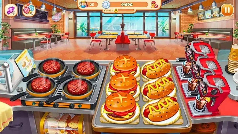 Crazy Diner: Cooking Game