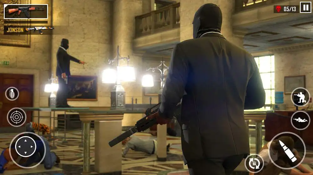 Real Gangster Bank Robbery Games: Open World Games