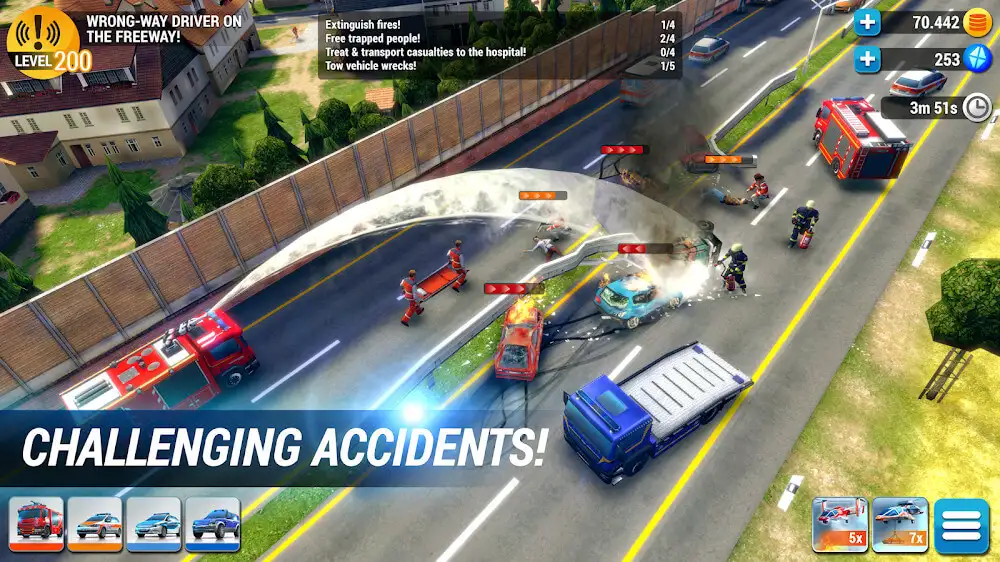EMERGENCY HQ – firefighter rescue strategy game