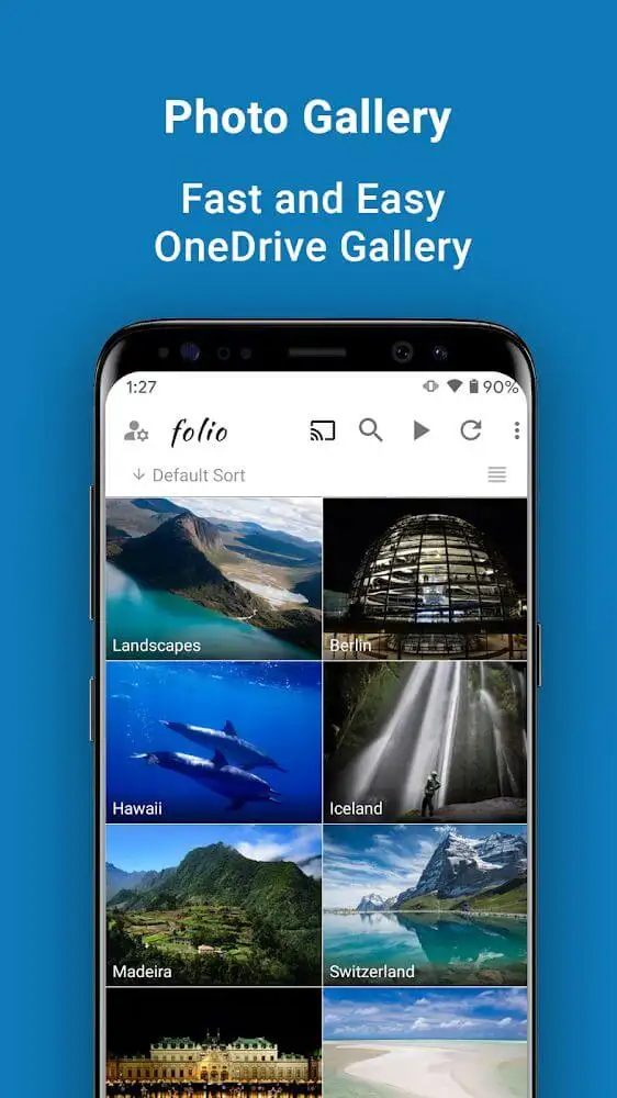 SkyFolio – OneDrive Photos and Slideshows