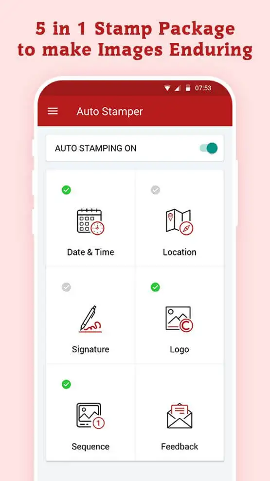 Auto Stamper™: Date and Timestamp Camera App